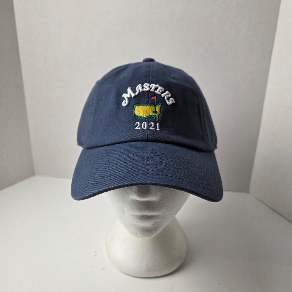 2021 Masters Augusta National Blue Strapback Hat Cap Golf